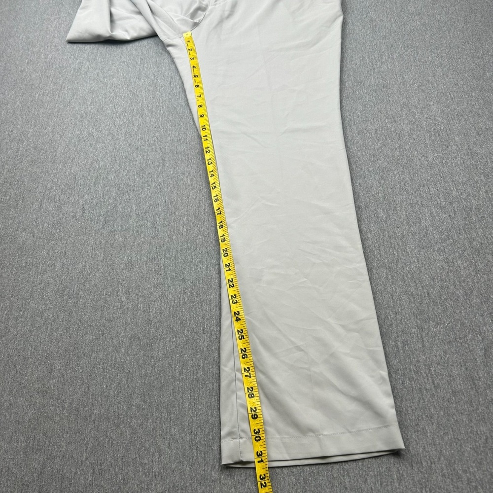 Adidas Golf Pants Mens 36x31 Gray Flat Front Lightweight Tech Casual Activewear - Picture 6 of 16